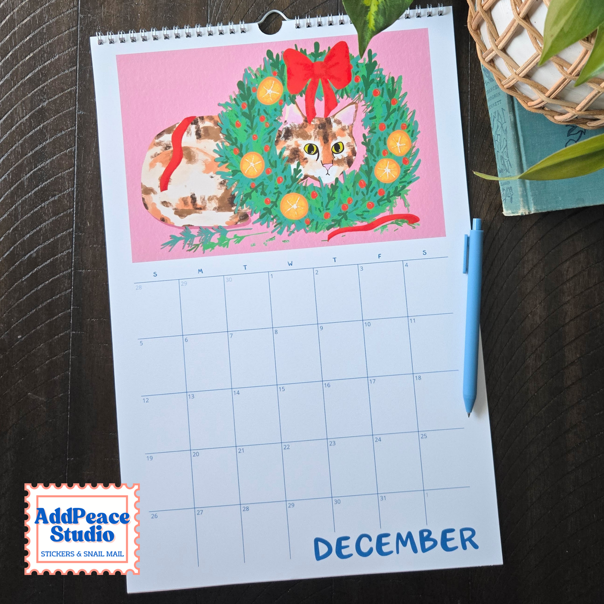 2027 Cats and Crafts Wall Calendar