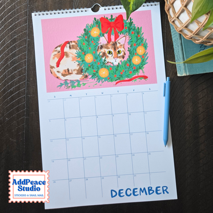 2027 Cats and Crafts Wall Calendar