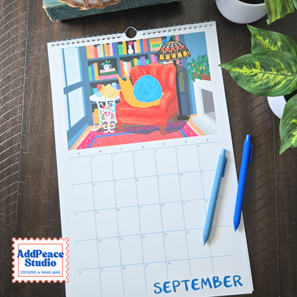 2027 Snail Mail Wall Calendar