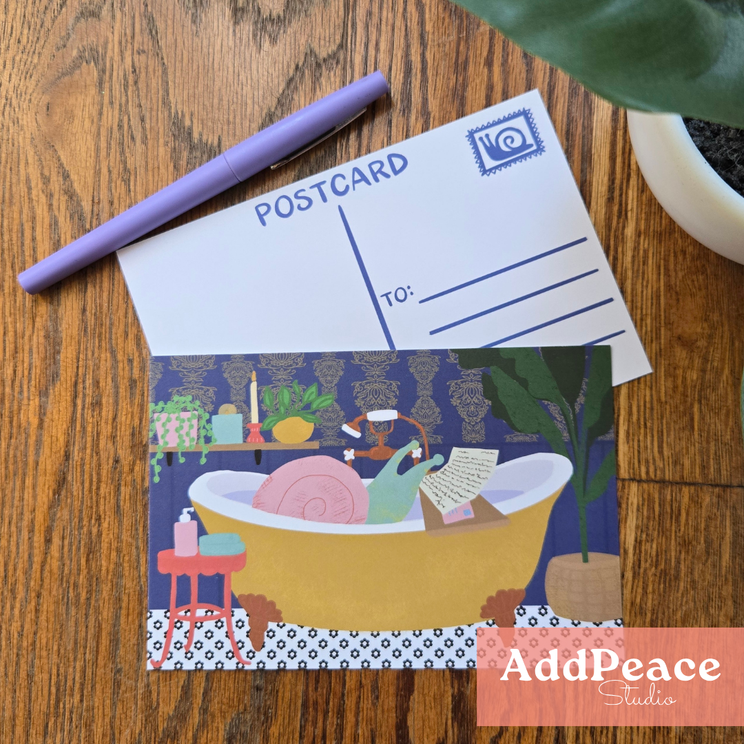 Snail Mail Illustrated Postcards | Set of 12