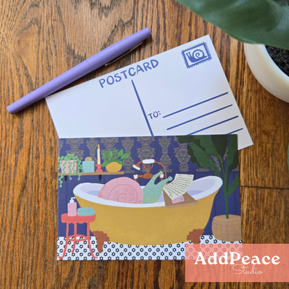 Snail Mail Illustrated Postcards | Set of 12