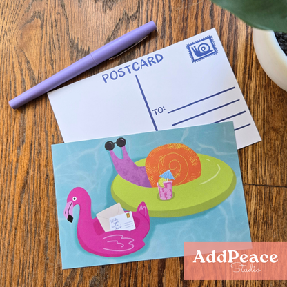 Snail Mail Illustrated Postcards | Set of 12
