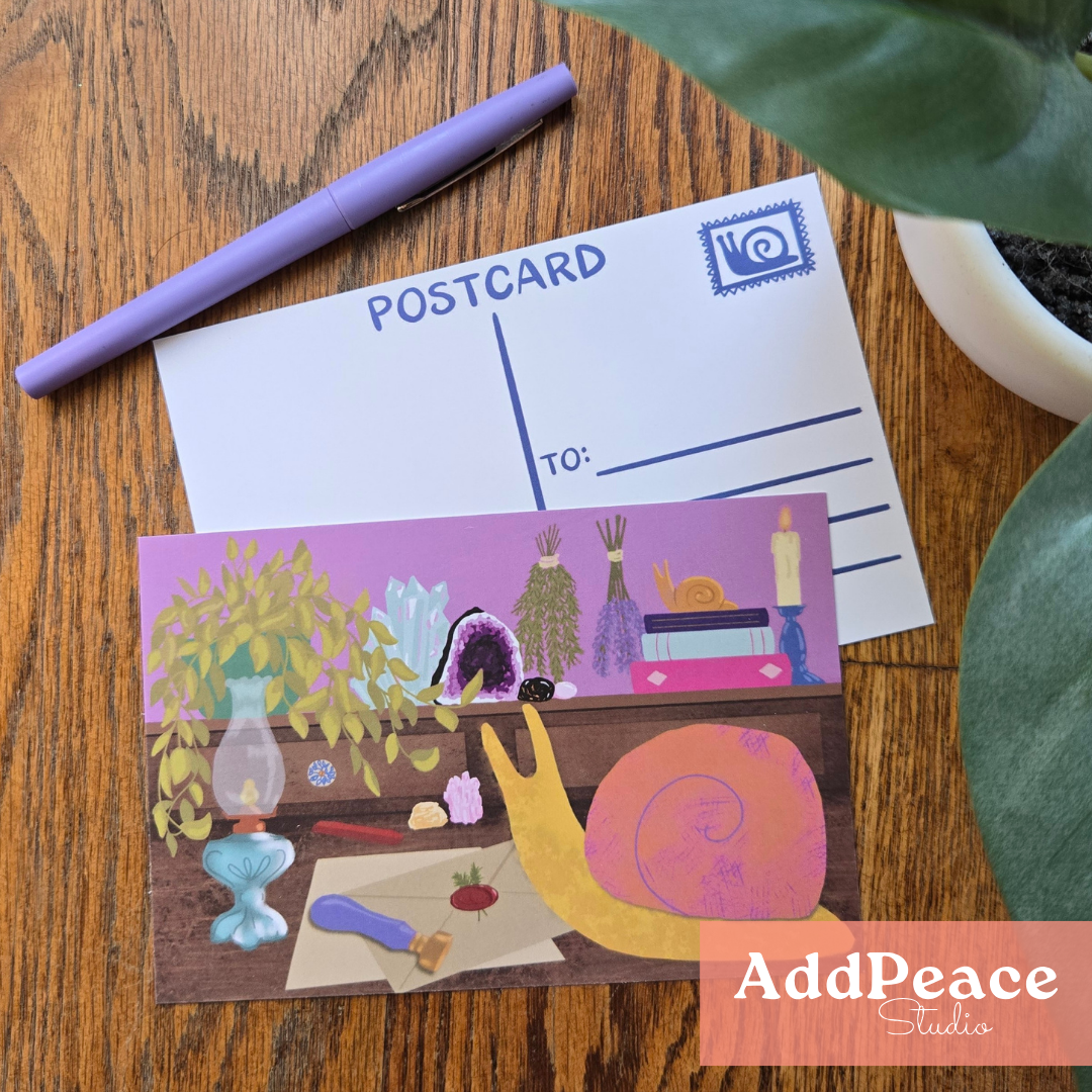 Snail Mail Illustrated Postcards | Set of 12