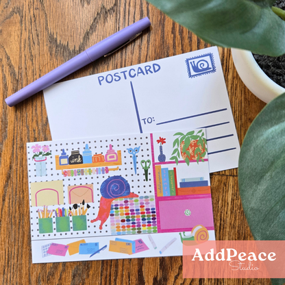 Snail Mail Illustrated Postcards | Set of 12