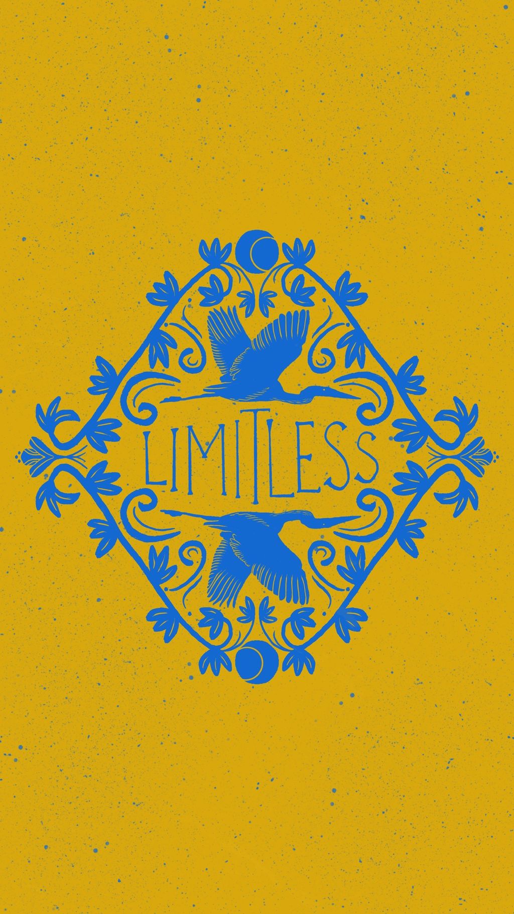 Limitless Heron Phone Wallpaper