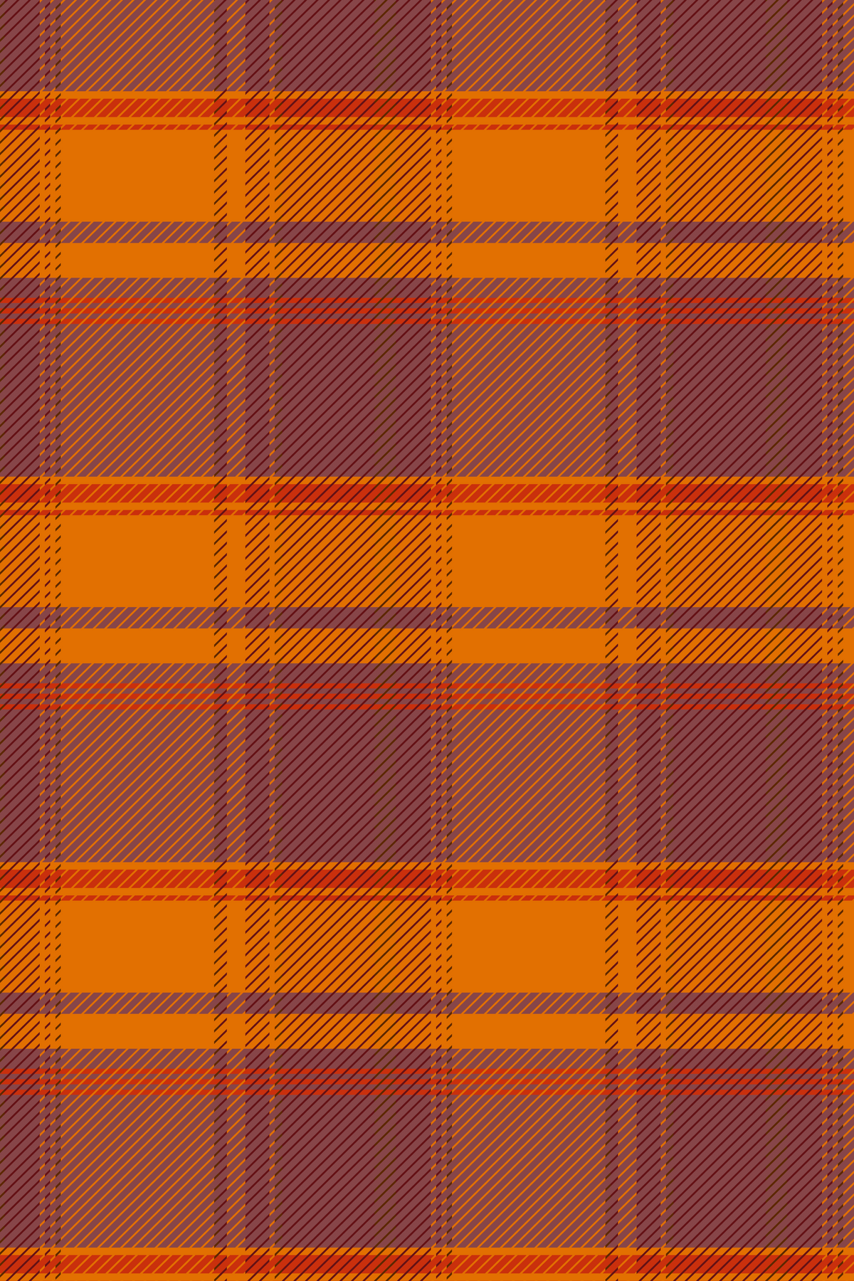 Warm Cinnamon Plaid Phone Wallpaper