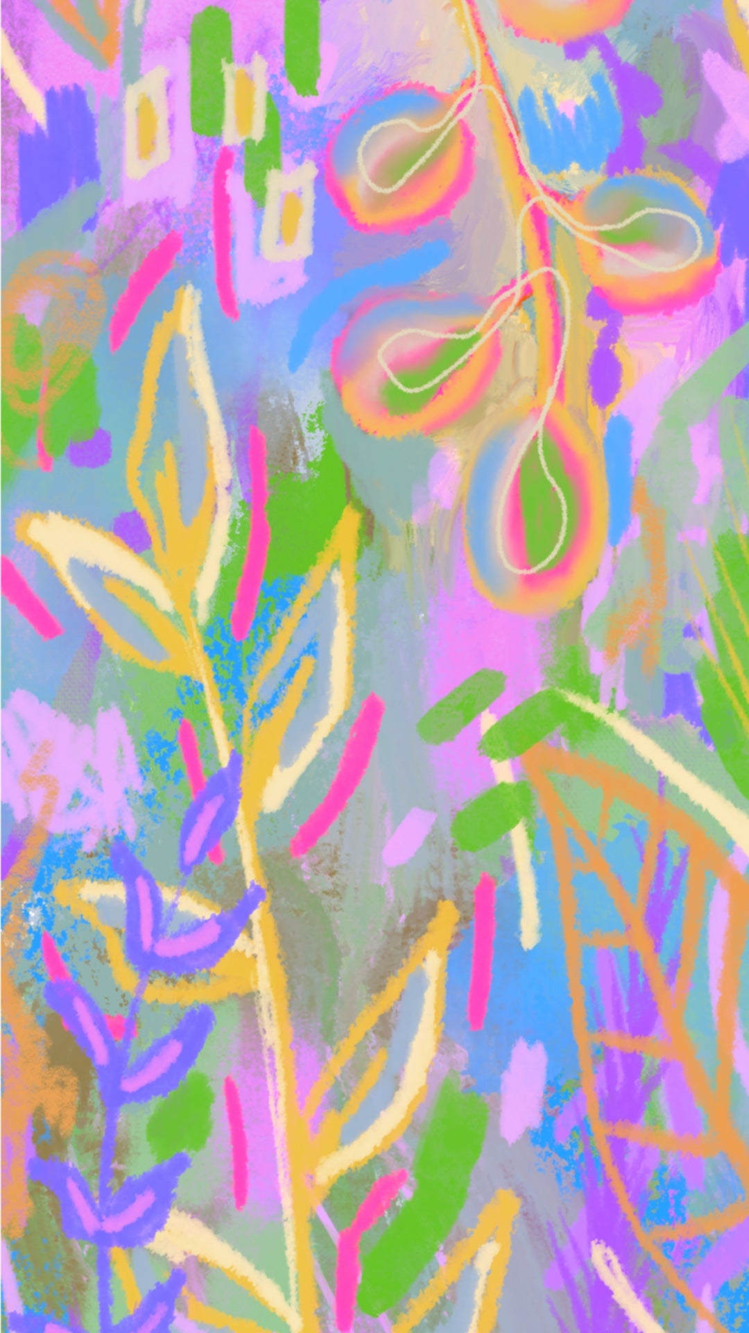 Purple Spring Phone Wallpaper