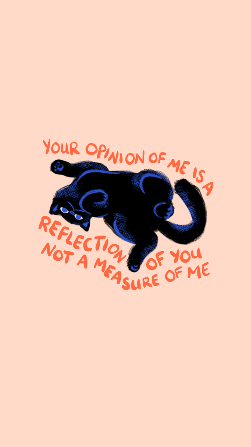 Your Opinion Sassy Cat Phone Wallpaper