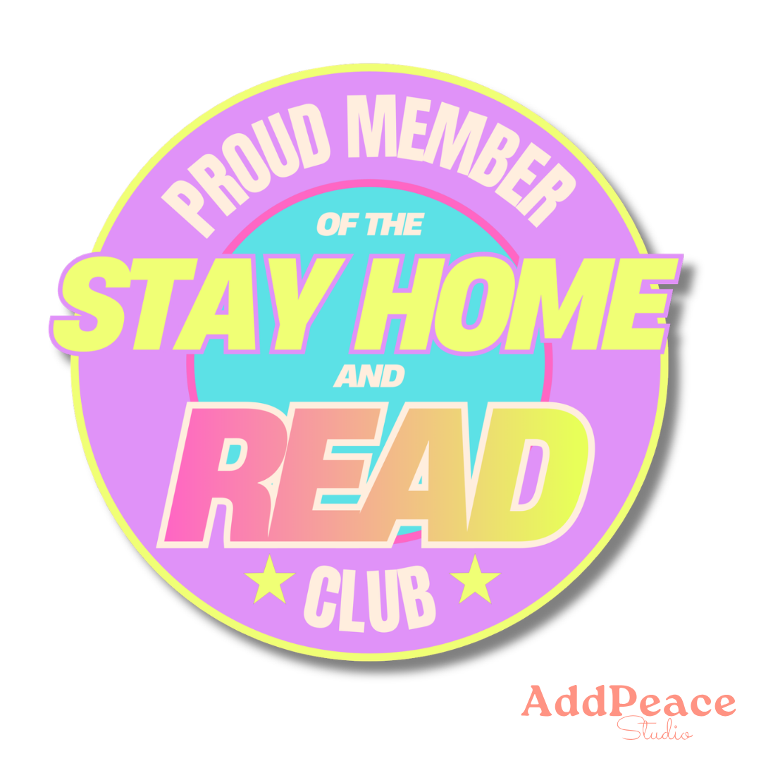 Stay Home and Read Club Sticker