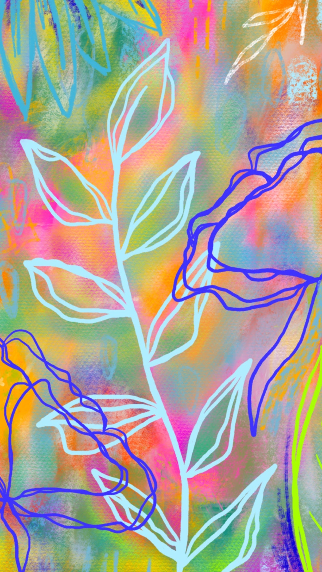 Bright Vine Phone Wallpaper