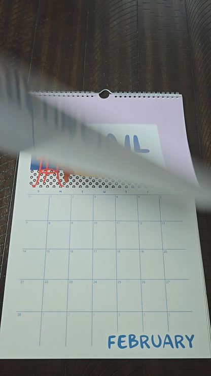 2027 Snail Mail Wall Calendar