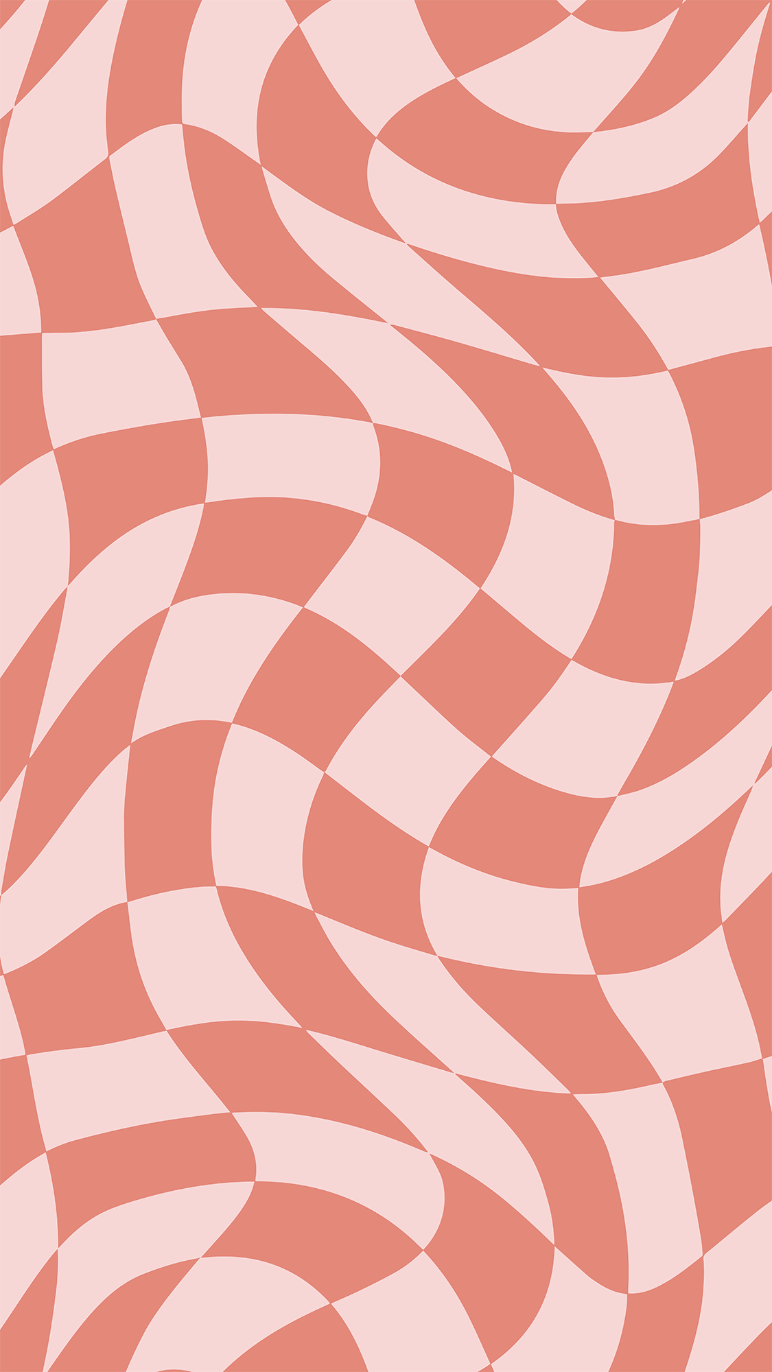 Wavy Check Rose Phone Wallpaper